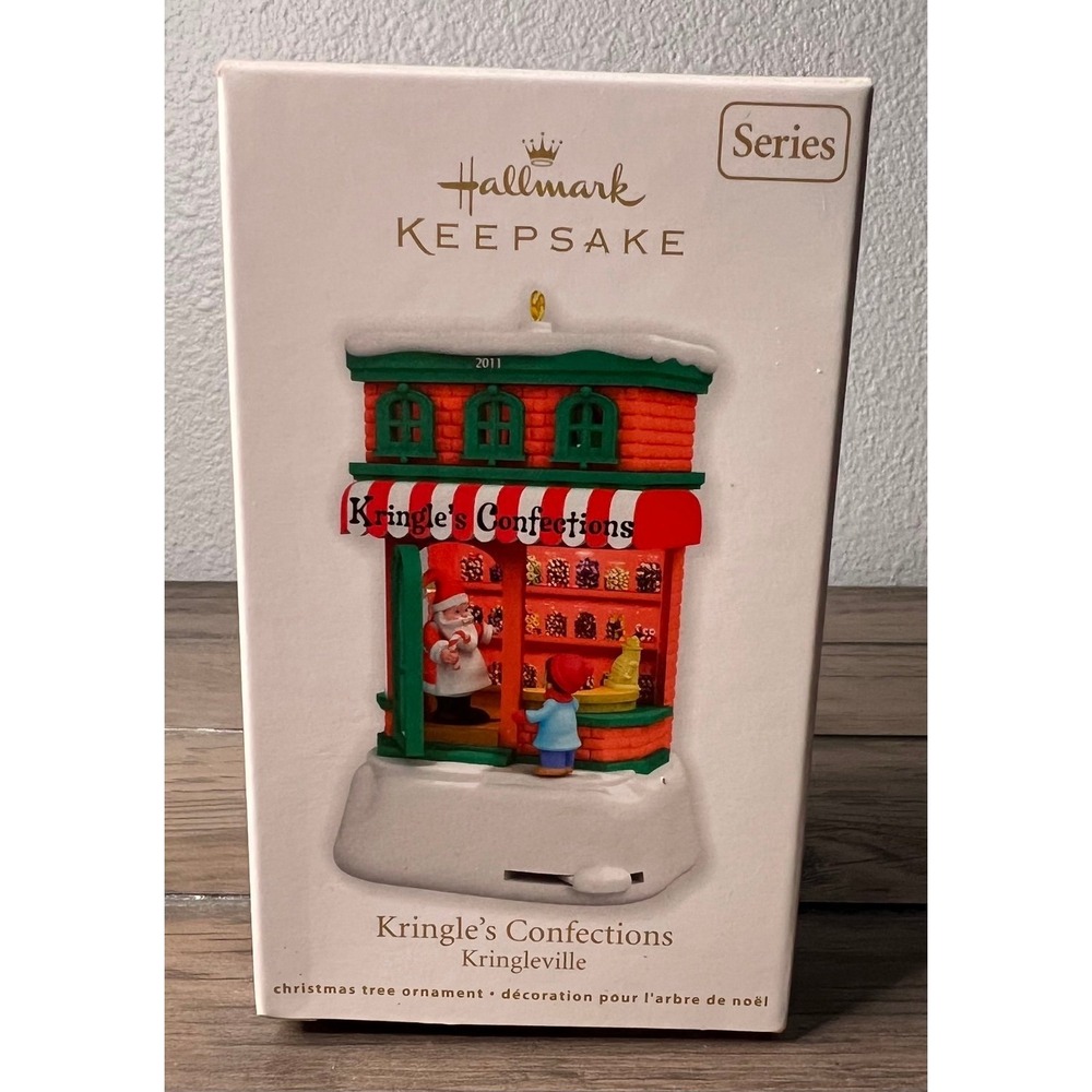 Hallmark NEW 2011 Kringle's Confections Christmas Ornament Kringleville series 2